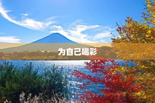为自己喝彩 为自己喝彩
