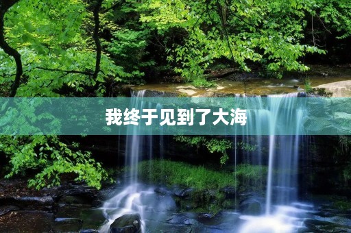 我终于见到了大海 我终于见到了大海