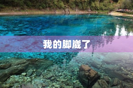 我的脚崴了