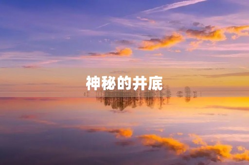 神秘的井底 神秘的井底
