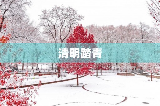 清明踏青