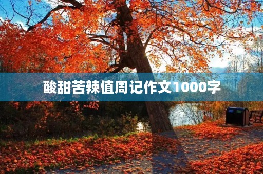 酸甜苦辣值周记作文1000字 酸甜苦辣值周记作文1000字