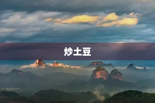 炒土豆 炒土豆