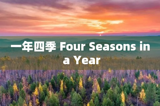 一年四季 Four Seasons in a Year 一年四季 Four Seasons in a Year