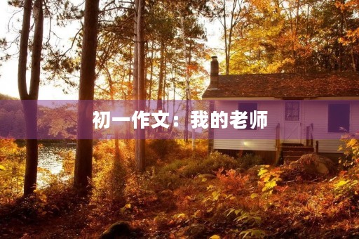 初一作文：我的老师