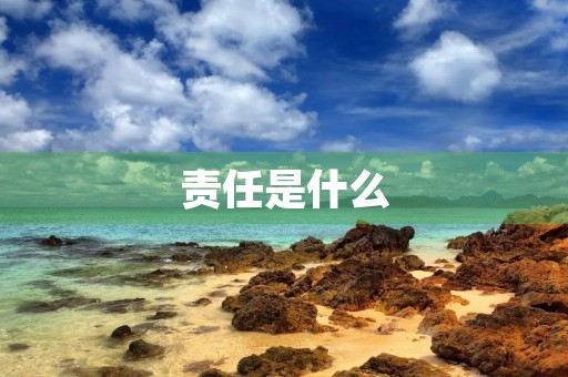 责任是什么 责任是什么