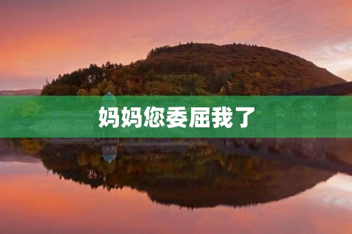 妈妈您委屈我了