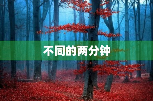 不同的两分钟 不同的两分钟