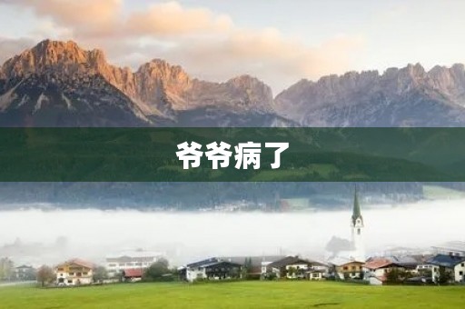 爷爷病了 爷爷病了
