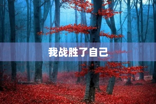 我战胜了自己 我战胜了自己