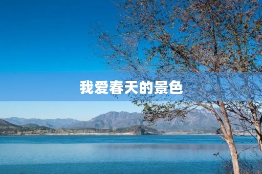 我爱春天的景色 我爱春天的景色