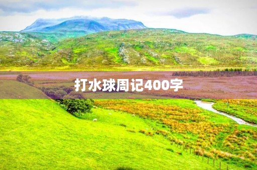 打水球周记400字 打水球周记400字