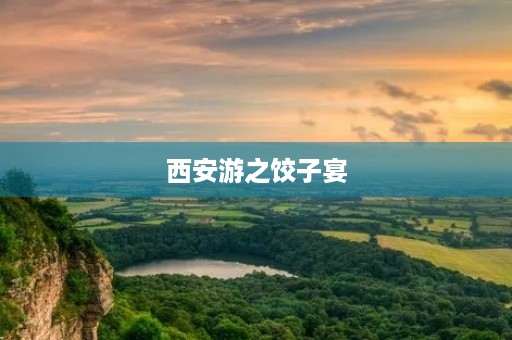 西安游之饺子宴
