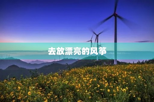 去放漂亮的风筝 去放漂亮的风筝