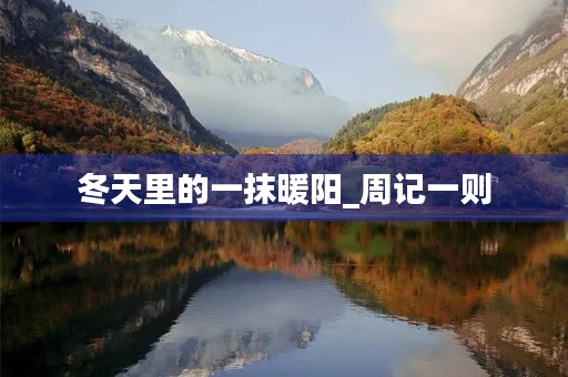 冬天里的一抹暖阳_周记一则 冬天里的一抹暖阳_周记一则