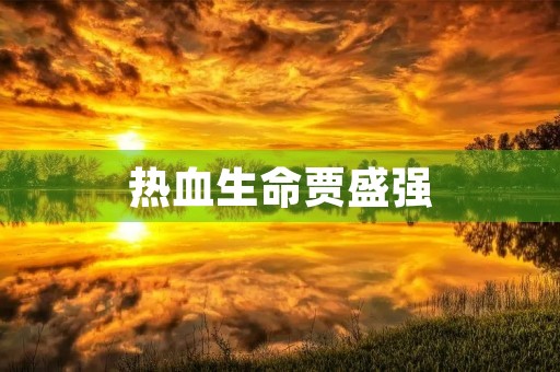 热血生命贾盛强