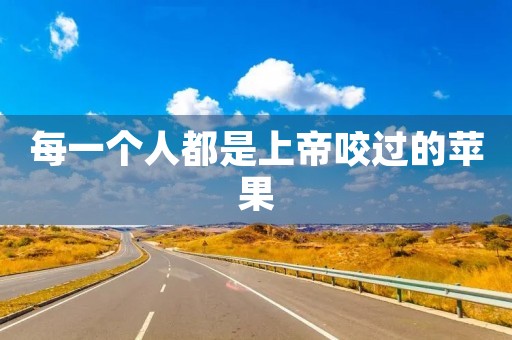每一个人都是上帝咬过的苹果