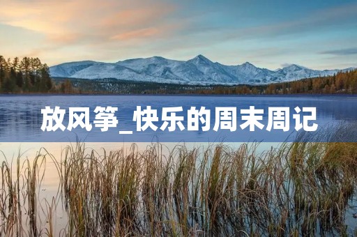 放风筝_快乐的周末周记