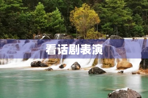 看话剧表演 看话剧表演