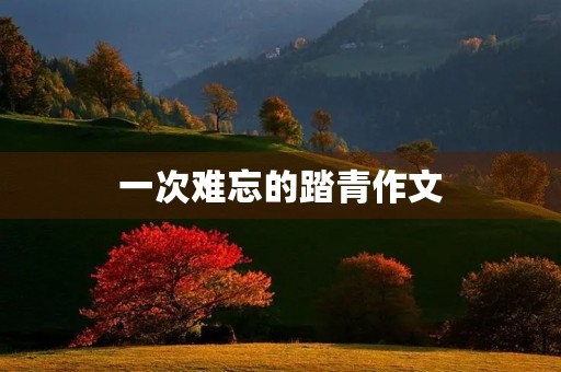 一次难忘的踏青作文 一次难忘的踏青作文