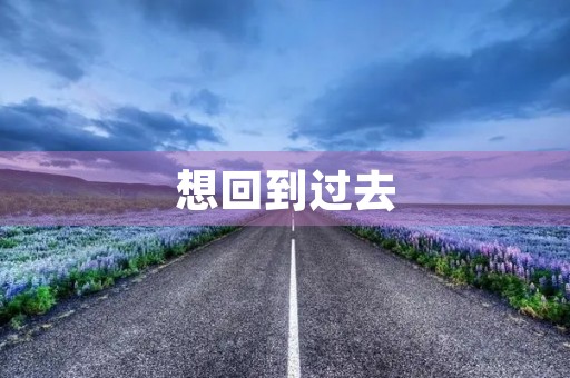 想回到过去 想回到过去