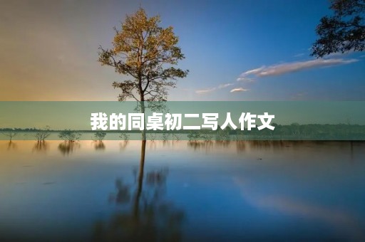 我的同桌初二写人作文
