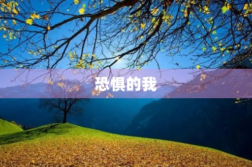 恐惧的我