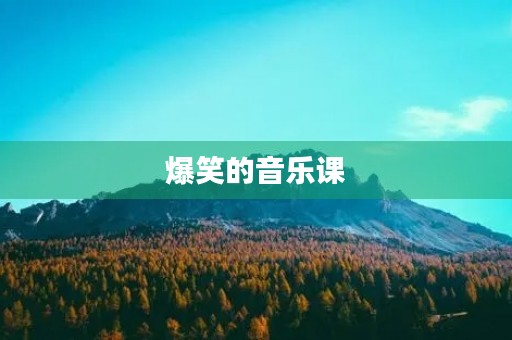爆笑的音乐课 爆笑的音乐课