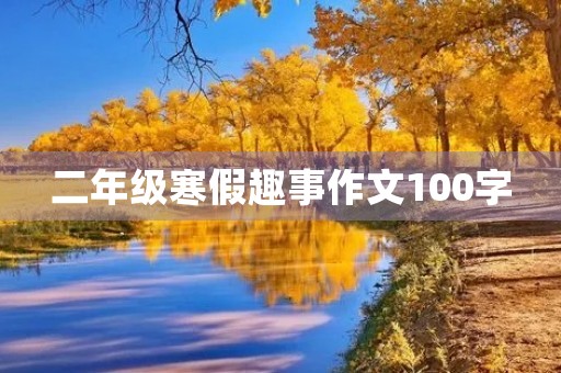 二年级寒假趣事作文100字 二年级寒假趣事作文100字