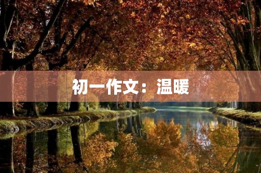 初一作文：温暖