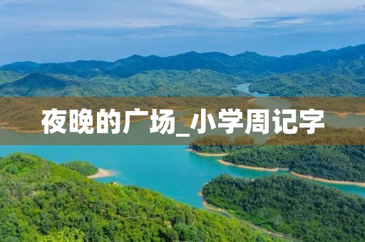 夜晚的广场_小学周记字 夜晚的广场_小学周记字