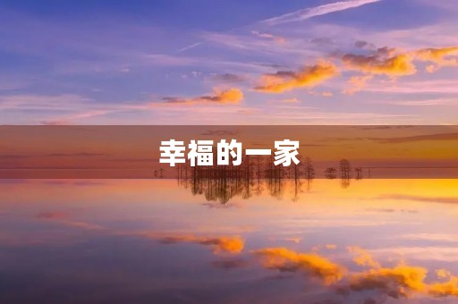 幸福的一家 幸福的一家