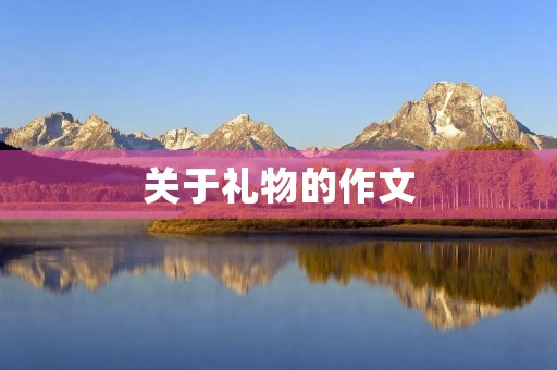 关于礼物的作文