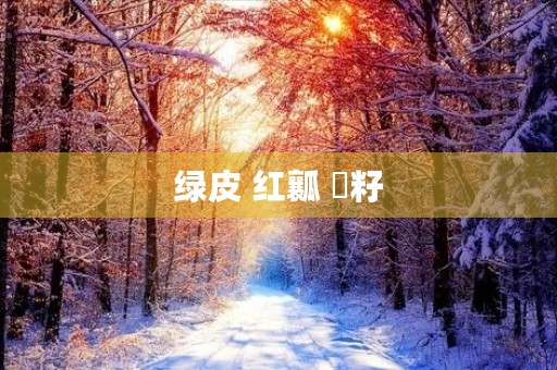 绿皮 红瓤 黒籽