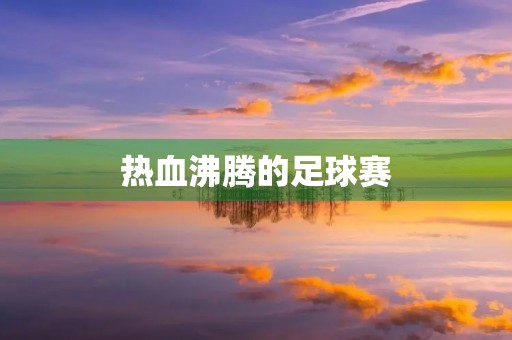 热血沸腾的足球赛 热血沸腾的足球赛
