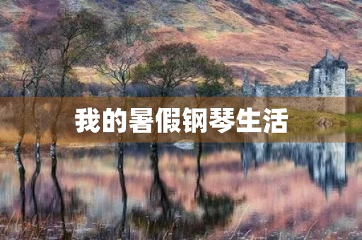 我的暑假钢琴生活 我的暑假钢琴生活