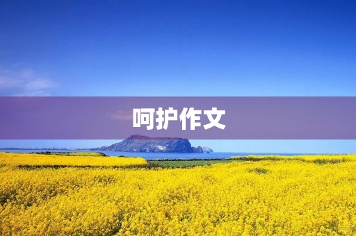 呵护作文