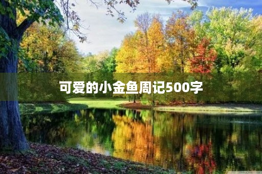 可爱的小金鱼周记500字 可爱的小金鱼周记500字