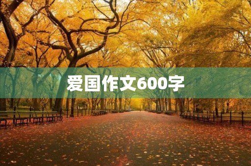 爱国作文600字 爱国作文600字
