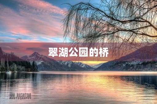 翠湖公园的桥 翠湖公园的桥