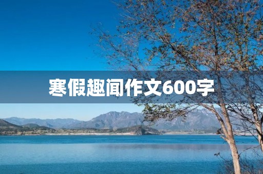 寒假趣闻作文600字 寒假趣闻作文600字