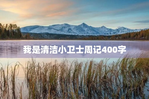我是清洁小卫士周记400字 我是清洁小卫士周记400字