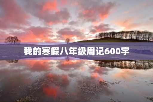 我的寒假八年级周记600字 我的寒假八年级周记600字