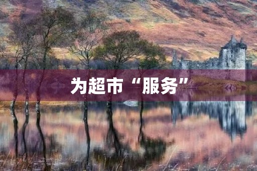 为超市“服务” 为超市“服务”