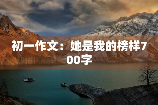 初一作文：她是我的榜样700字