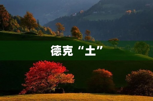 德克“土”