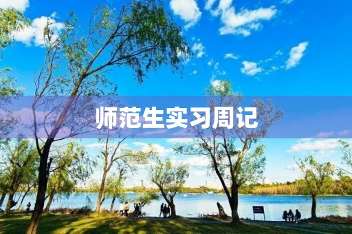 师范生实习周记