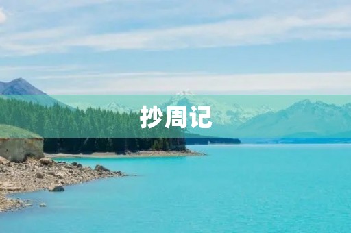抄周记