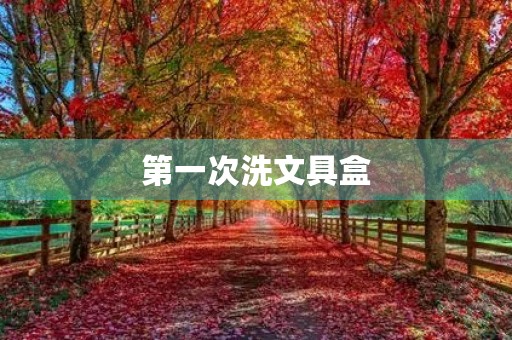 第一次洗文具盒 第一次洗文具盒