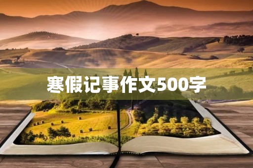 寒假记事作文500字